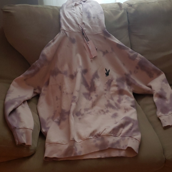 Playboy Tie Dye Hoodie Dress 